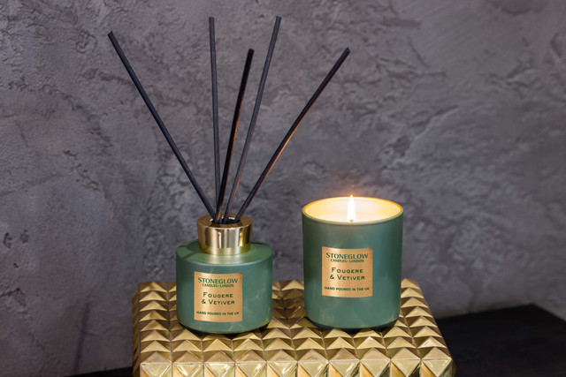 Stoneglow Luna - Fougere & Vetiver - Scented Candle Tumbler (90 X 80mm)