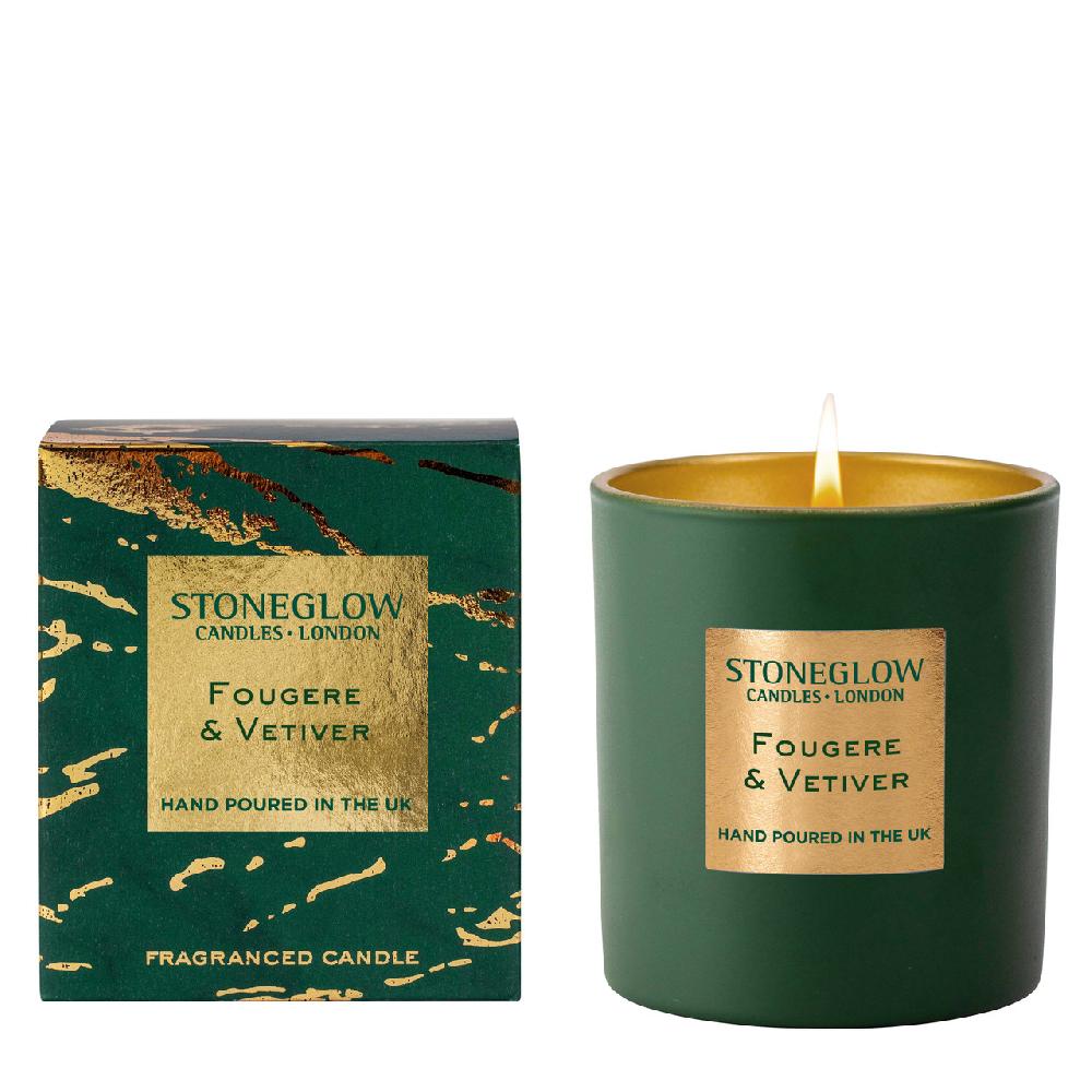 stoneglow Luna - Fougere & Vetiver - Scented Candle Tumbler (90 x 80mm)