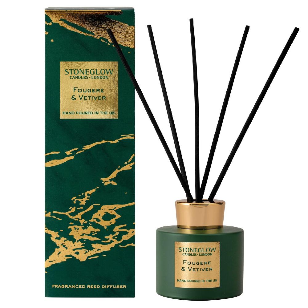 stoneglow Luna - Fougere & Vetiver - Scented Reed Diffuser (120ml) stoneglow Luna - Fougere & Vetiver - Scented Reed Diffuser (120ml)