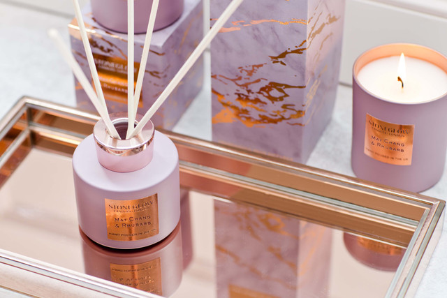 Stoneglow Luna - May Chang & Rhubarb - Scented Reed Diffuser (120ml)