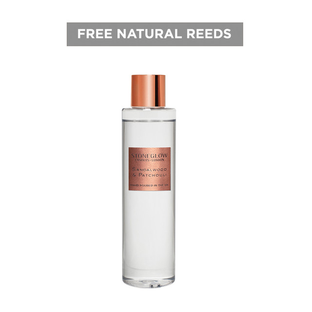 Stoneglow Luna - Sandalwood & Patchouli - Reed Diffuser Refill 210ml