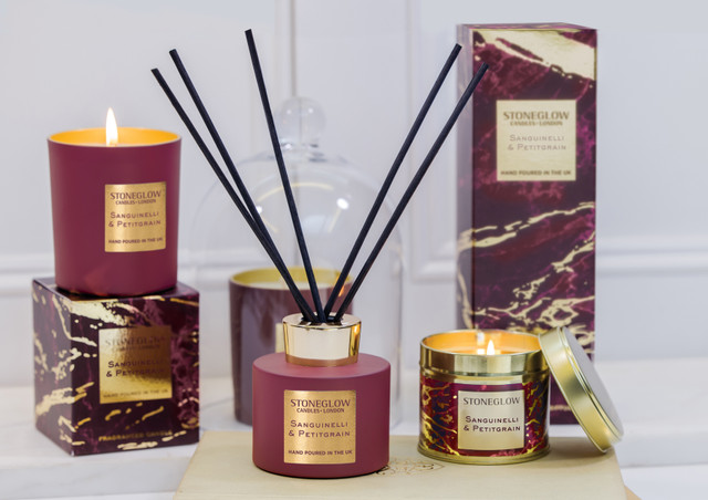 Stoneglow Luna - Sanguinelli & Petitgrain - Scented Candle (90 X 80mm)