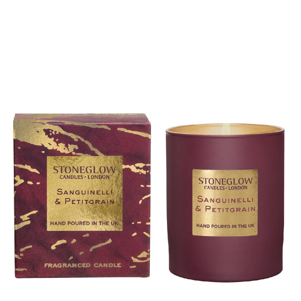 stoneglow Luna - Sanguinelli & Petitgrain - Scented Candle (90 x 80mm)