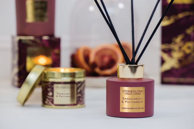 Stoneglow Luna - Sanguinelli & Petitgrain - Scented Reed Diffuser 120ml