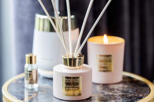 Stoneglow Luna - Ylang Ylang & Amber - Scented Reed Diffuser 120ml