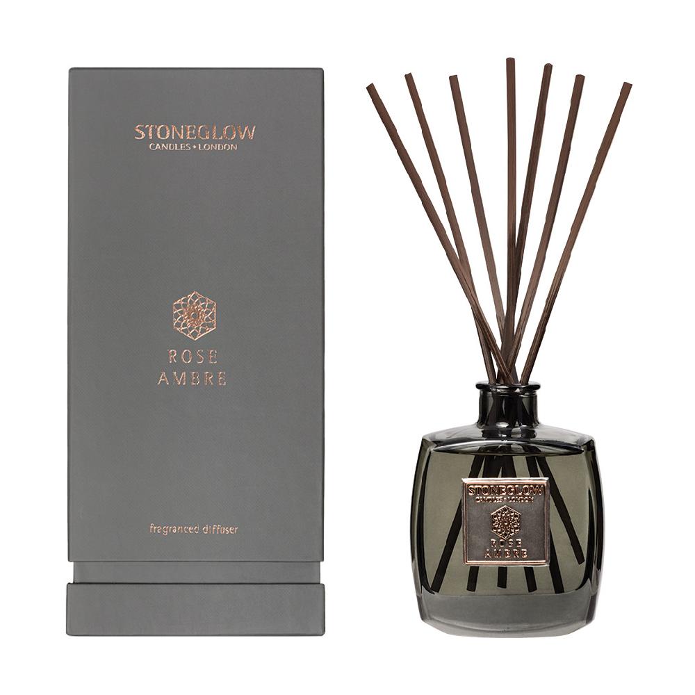 stoneglow Metallique Collection - Rose Ambre - Reed Diffuser 200ml