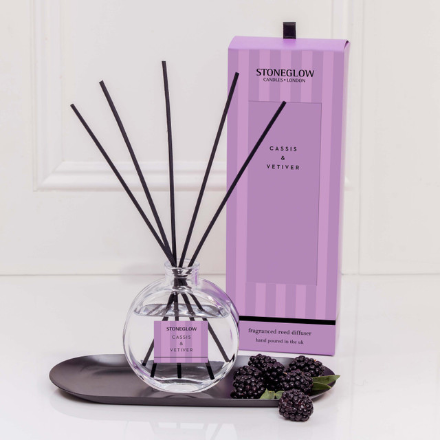 Stoneglow Modern Classics - Cassis & Vetiver - Scented Reed Diffuser 120ml