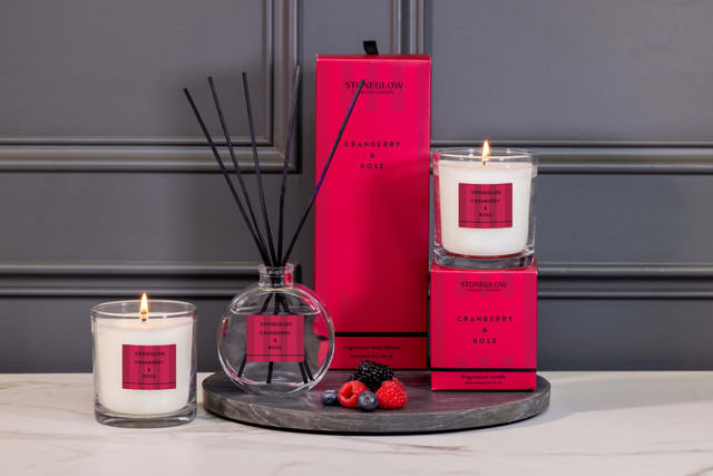 Stoneglow Modern Classics - Cranberry & Rose - Scented Reed Diffuser 120ml