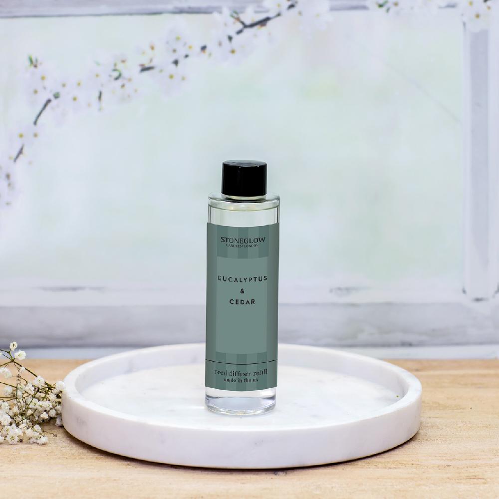 stoneglow Modern Classics - Eucalpytus & Cedar - Scented Reed Diffuser Refill 210ml