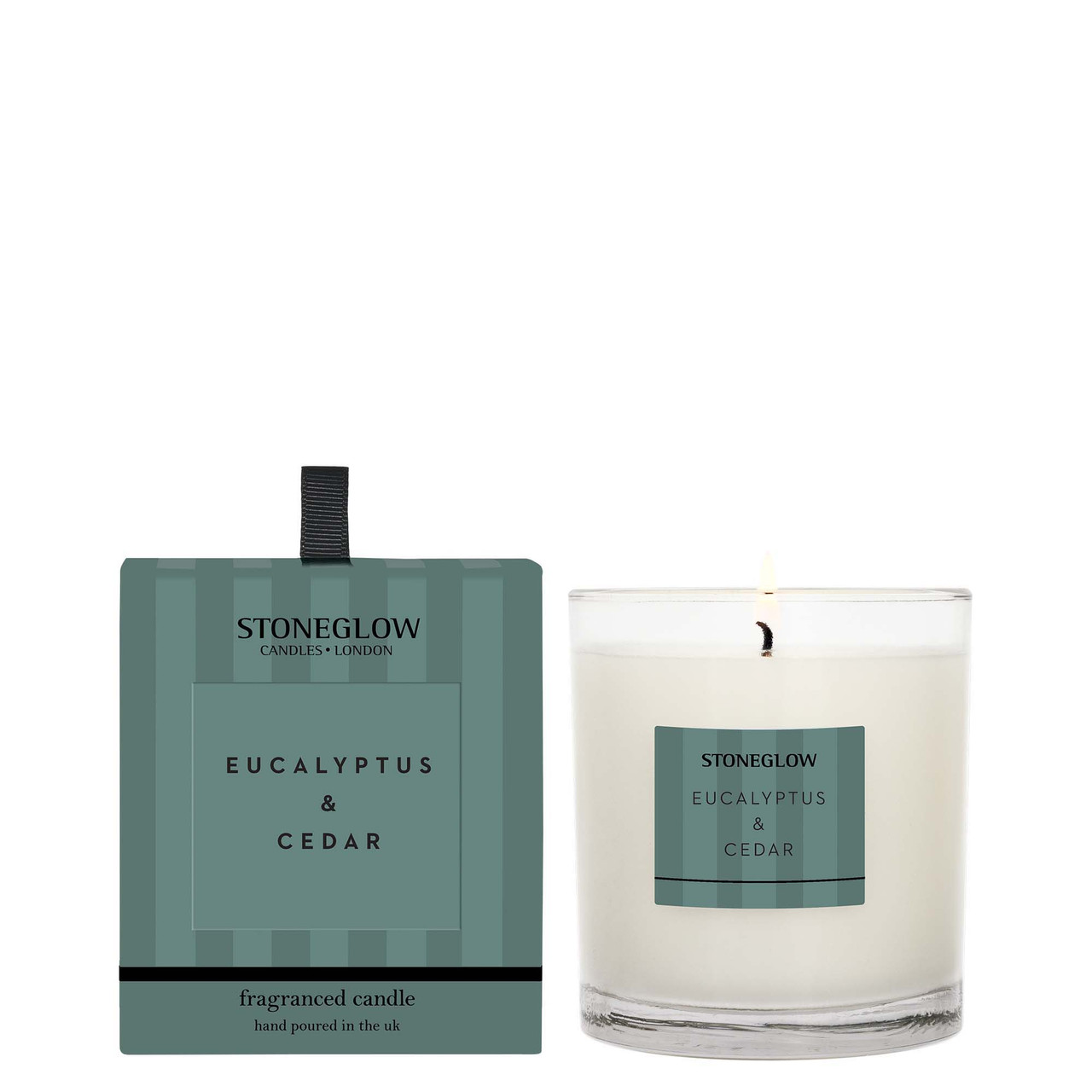 stoneglow Modern Classics - Eucalyptus & Cedar - Scented Candle - Boxed Tumbler (90 x 80mm)