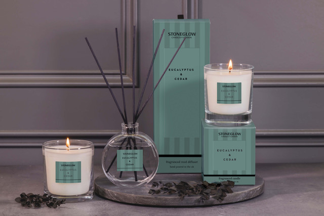 Stoneglow Modern Classics - Eucalyptus & Cedar - Scented Reed Diffuser 120ml