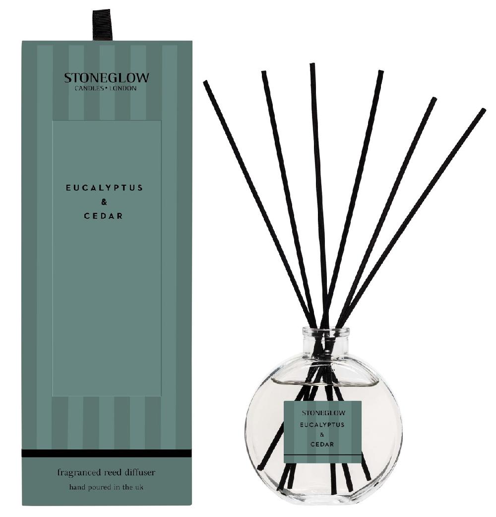 stoneglow Modern Classics - Eucalyptus & Cedar - Scented Reed Diffuser 120ml