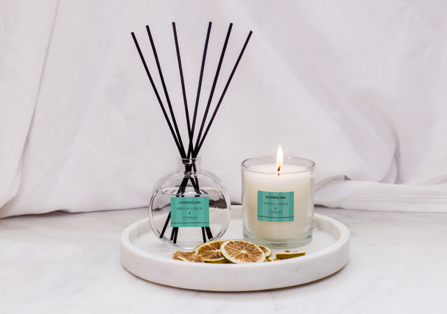 Stoneglow Modern Classics - Fresh Linen & Citrus - Scented Reed Diffuser 120ml