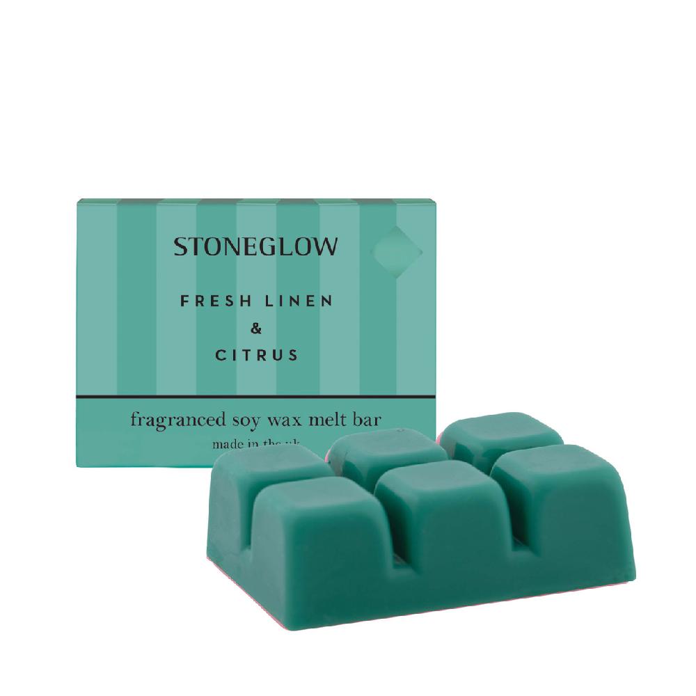 stoneglow Modern Classics - Fresh Linen & Citrus Soy Wax Melt Bar