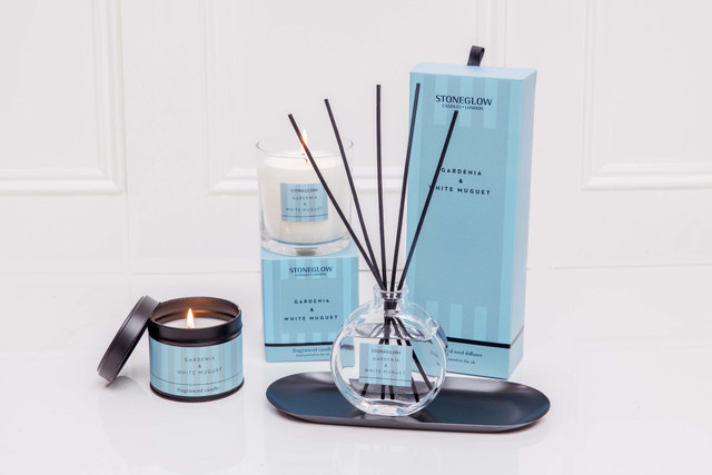 Stoneglow Modern Classics - Gardenia & White Muguet - Scented Candle Tin