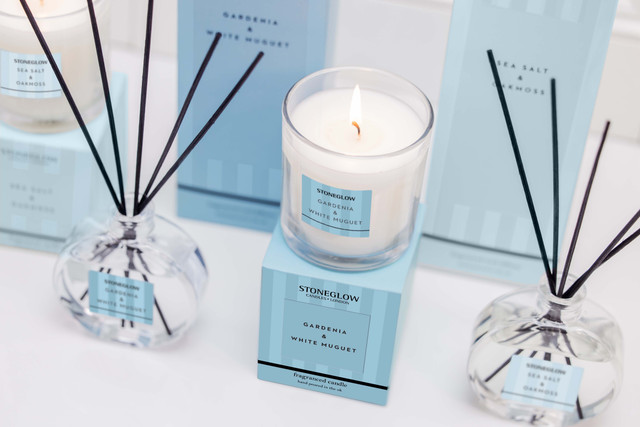 Stoneglow Modern Classics - Gardenia & White Muguet - Scented Candle - Boxed Tumbler (90 X 80mm)