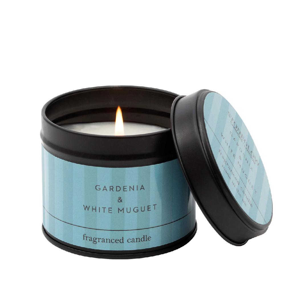 stoneglow Modern Classics - Gardenia & White Muguet - Scented Candle Tin stoneglow Modern Classics - Gardenia & White Muguet - Scented Candle Tin