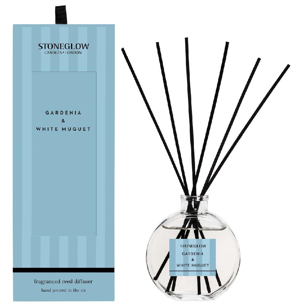stoneglow Modern Classics - Gardenia & White Muguet - Scented Reed Diffuser 120ml