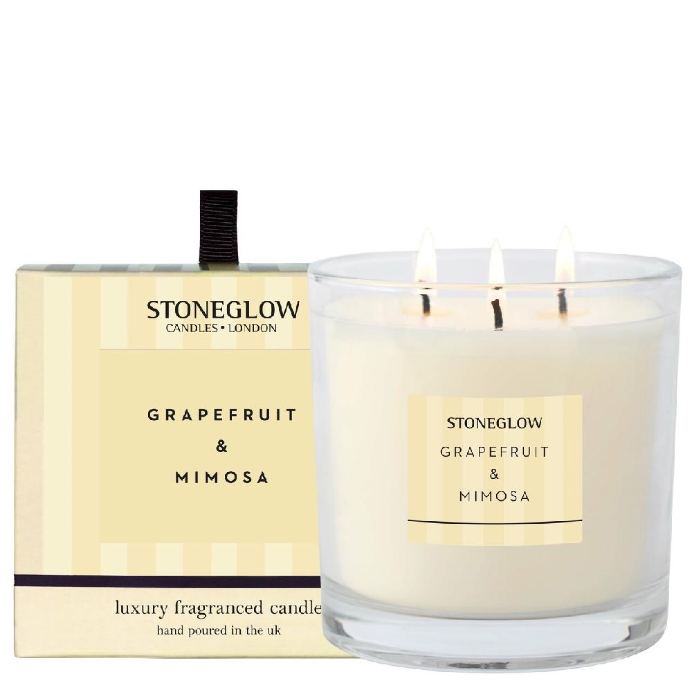 stoneglow Modern Classics - Grapefruit & Mimosa - 3-Wick Scented Candle