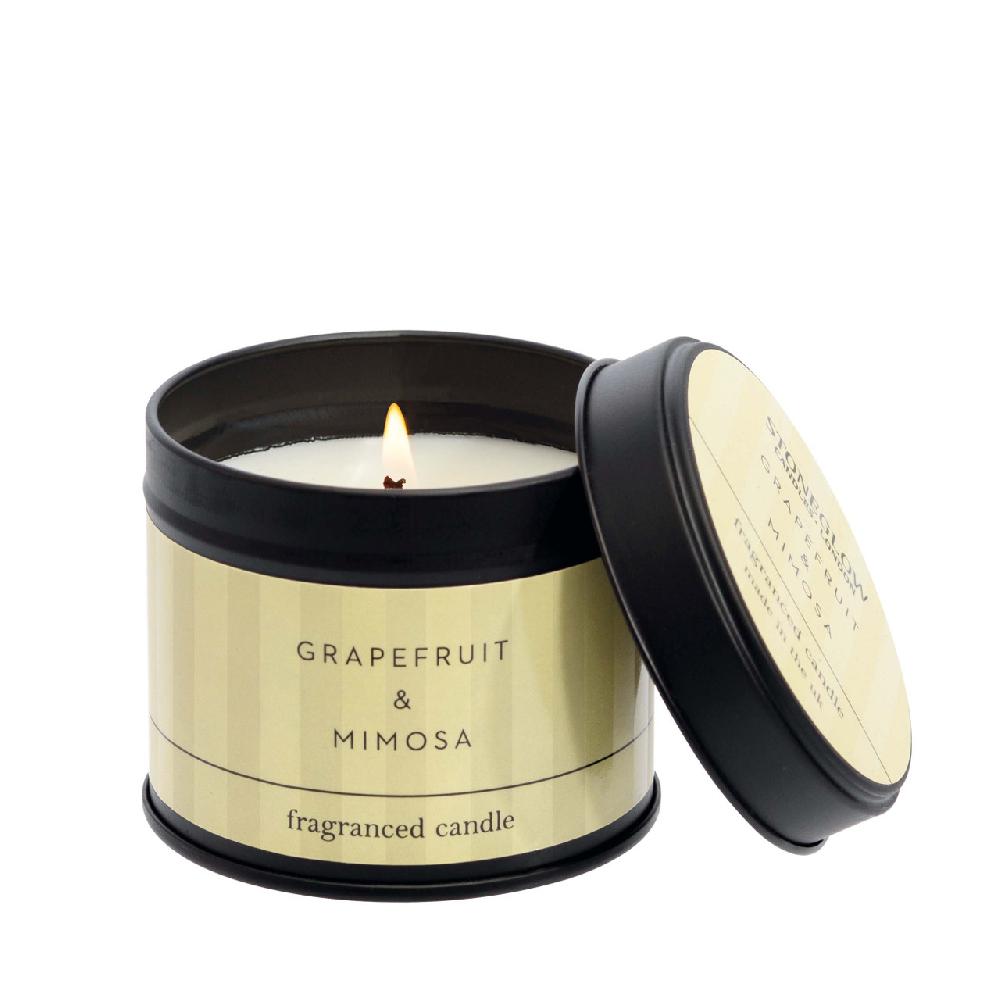stoneglow Modern Classics - Grapefruit & Mimosa - Scented Candle Tin