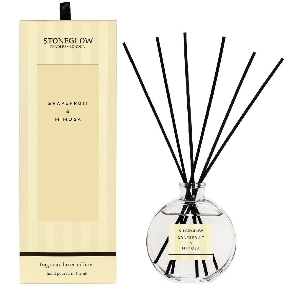 stoneglow Modern Classics - Grapefruit & Mimosa - Scented Reed Diffuser 120ml