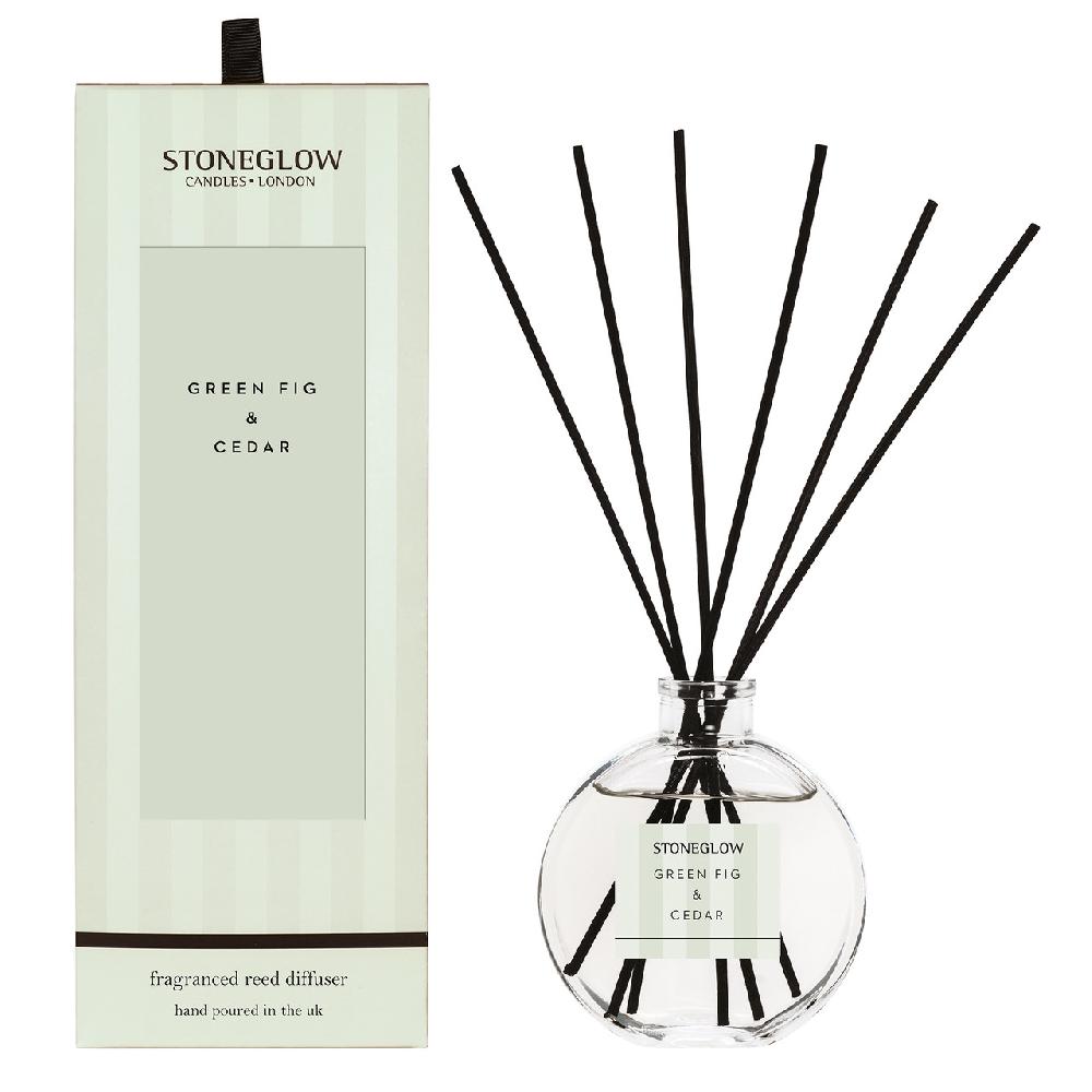 stoneglow Modern Classics - Green Fig & Cedar - Scented Reed Diffuser 120ml