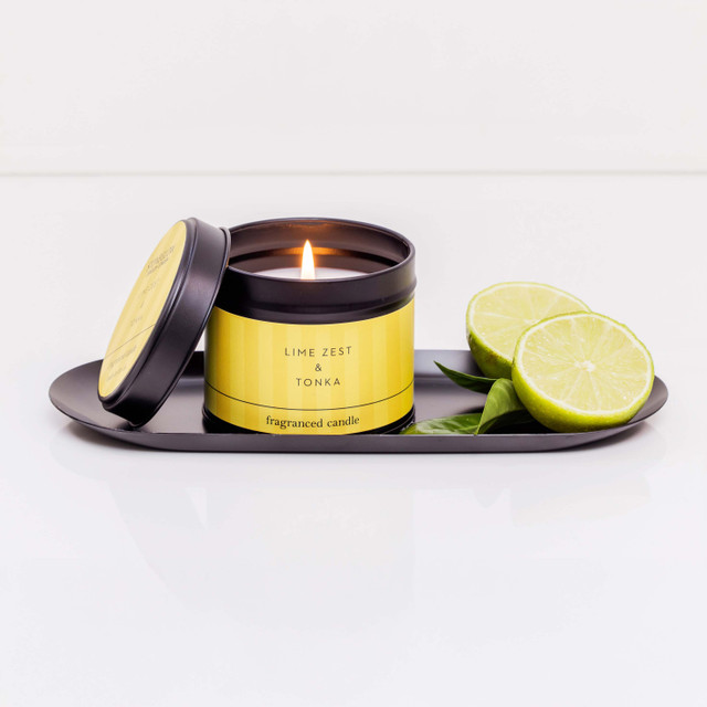 Stoneglow Modern Classics - Lime Zest & Tonka - Scented Candle Tin
