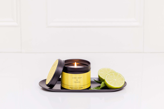 Stoneglow Modern Classics - Lime Zest & Tonka - Scented Candle Tin