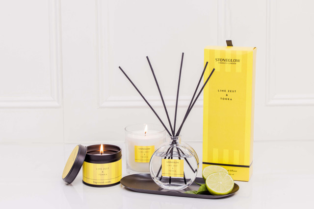 Stoneglow Modern Classics - Lime Zest & Tonka - Scented Reed Diffuser 120ml