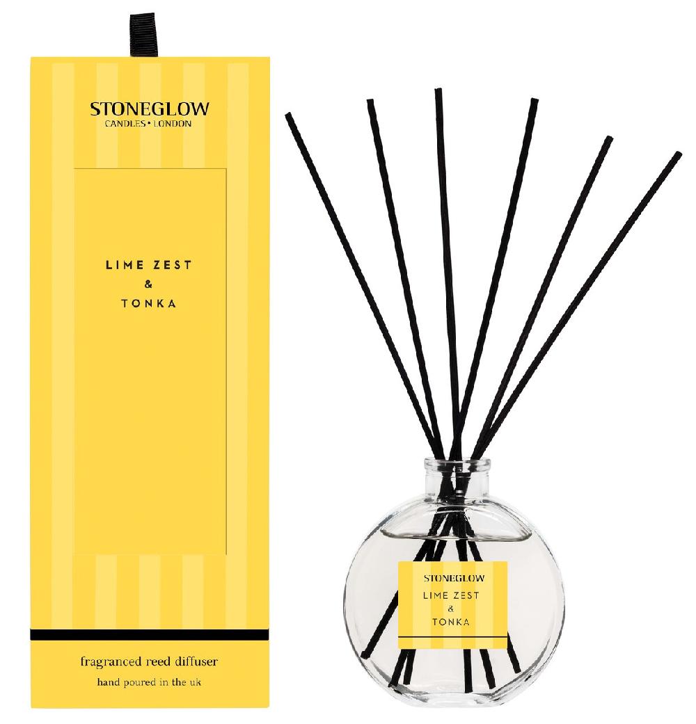 stoneglow Modern Classics - Lime Zest & Tonka - Scented Reed Diffuser 120ml