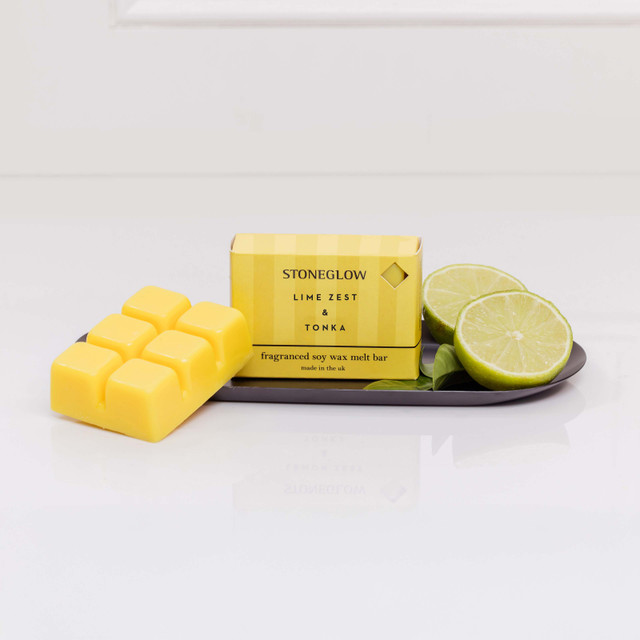 Stoneglow Modern Classics - Lime Zest & Tonka Soy Wax Melt Snap Bar 79 Grams