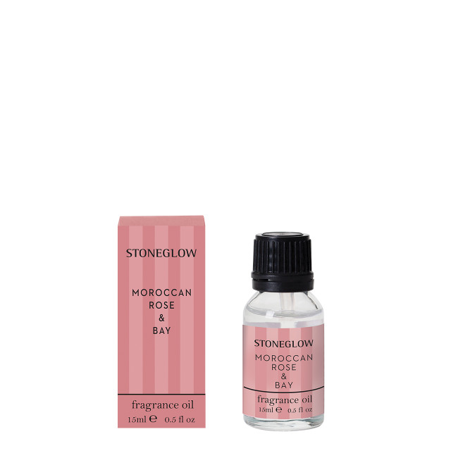 Stoneglow Modern Classics - Moroccan Rose & Bay - Scented Fragrance Oil 15ml