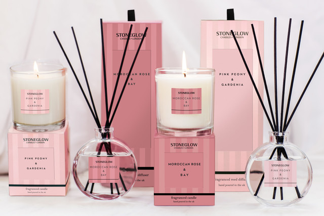 Stoneglow Modern Classics - Moroccan Rose & Bay - Scented Reed Diffuser Large 460ml