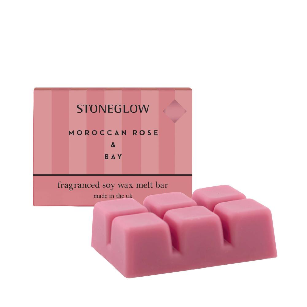 stoneglow Modern Classics - Moroccan Rose & Bay Soy Wax Melt Bar