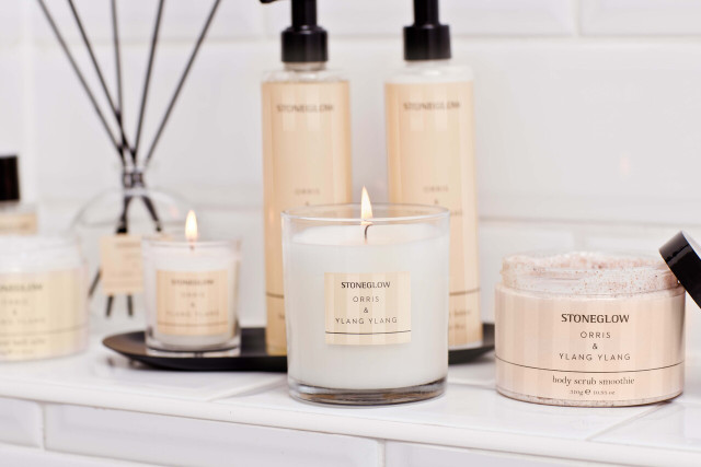 Stoneglow Modern Classics - Orris & Ylang Ylang - Scented Candle - Boxed Tumbler (90 X 80mm)