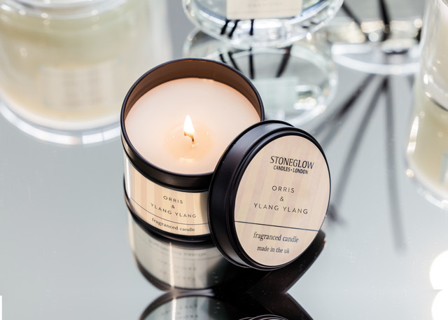 Stoneglow Modern Classics - Orris & Ylang Ylang - Scented Candle Tin (78 X 75mm)