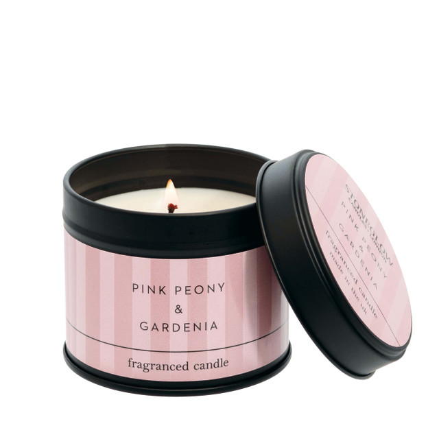 Stoneglow Modern Classics - Pink Peony & Gardenia - Scented Candle Tin