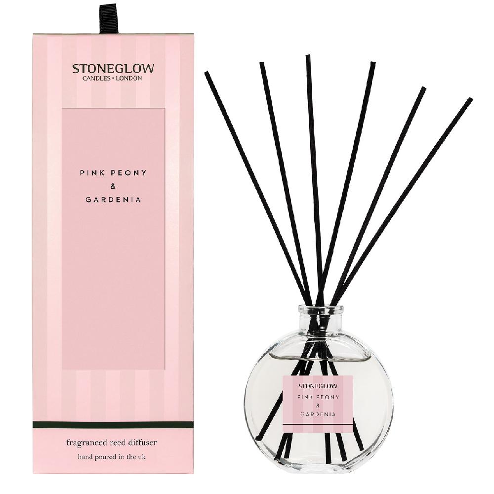 stoneglow Modern Classics - Pink Peony & Gardenia - Scented Reed Diffuser 120ml