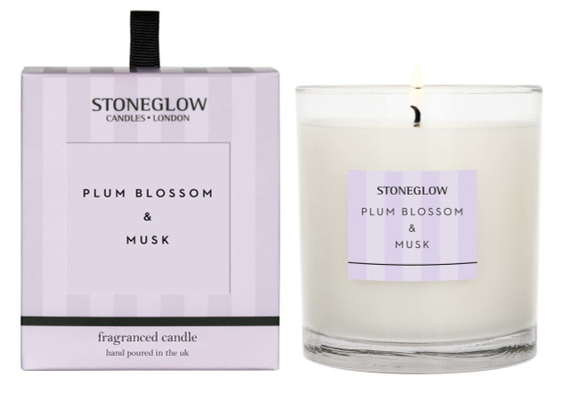 Stoneglow Modern Classics - Plum Blossom & Musk - Scented Candle - Boxed Tumbler