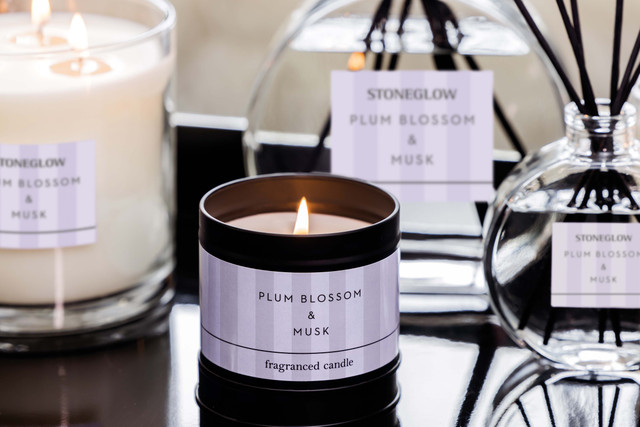 Stoneglow Modern Classics - Plum Blossom & Musk - Scented Candle Tin
