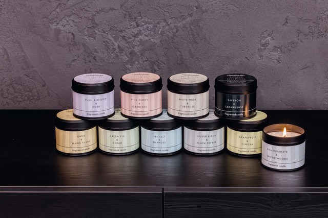 Stoneglow Modern Classics - Plum Blossom & Musk - Scented Candle Tin