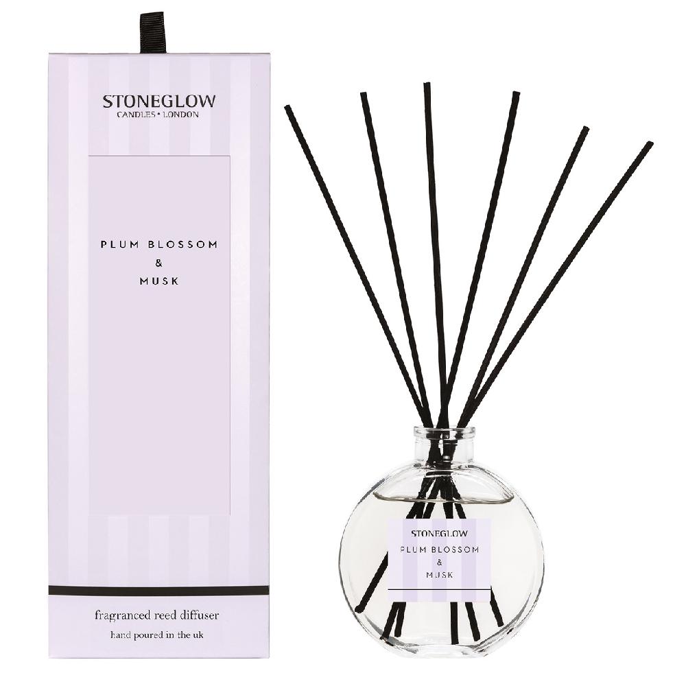 stoneglow Modern Classics - Plum Blossom & Musk - Scented Reed Diffuser 120ml