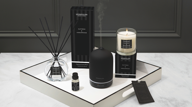 Stoneglow Modern Classics - Scented Saffron & Cedarwood - Scented Fragrance Oil 15ml