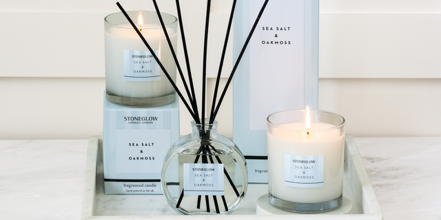 Stoneglow Modern Classics - Sea Salt & Oakmoss - Scented Reed Diffuser Large 460ml