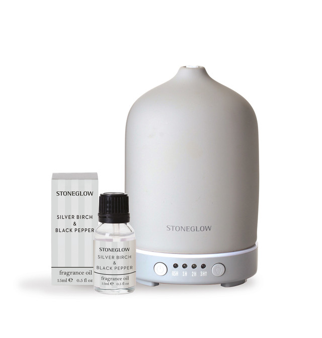 Stoneglow Modern Classics - Silver Birch & Black Pepper - Scented Fragrance Oil 15ml