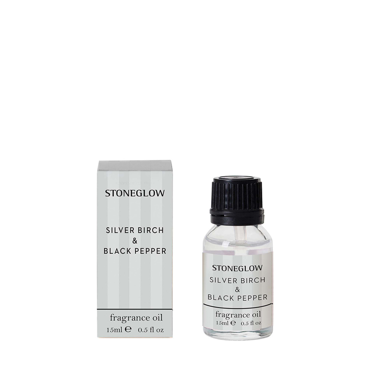 stoneglow Modern Classics - Silver Birch & Black Pepper - Scented Fragrance Oil 15ml