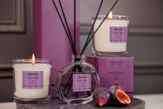 Stoneglow Modern Classics - Spiced Rum & Fig - Scented Reed Diffuser 120ml