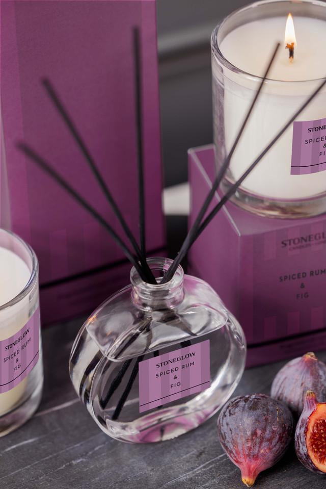 Stoneglow Modern Classics - Spiced Rum & Fig - Scented Reed Diffuser 120ml