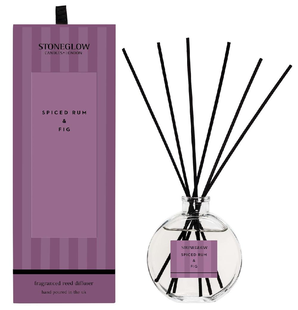 stoneglow Modern Classics - Spiced Rum & Fig - Scented Reed Diffuser 120ml