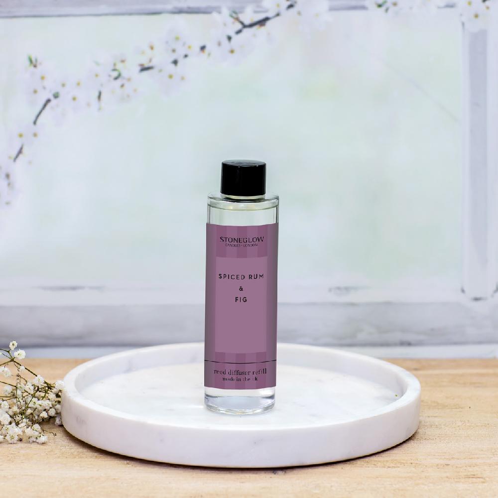 stoneglow Modern Classics - Spiced Rum & Fig - Scented Reed Diffuser Refill 210ml